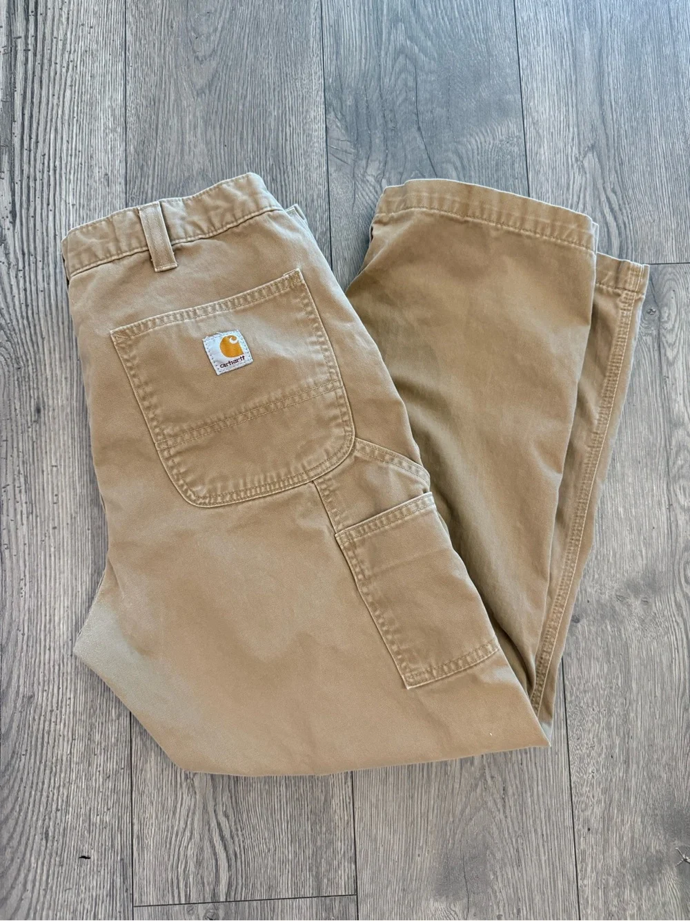 Carhartt Relaxed Fit Workwear Tan Khaki 14806 Men’s Size:40x30 Chino Pants
